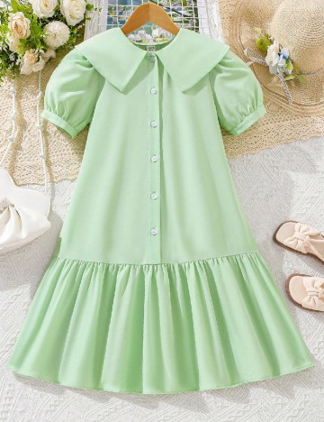Rochie Shein Kids, verde