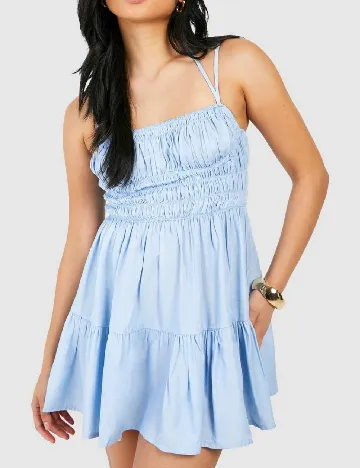 Rochie scurta Boohoo, albastru