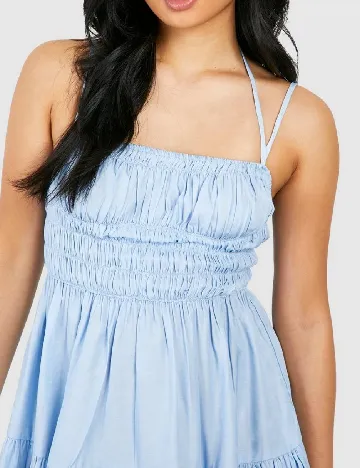 Rochie scurta Boohoo, albastru