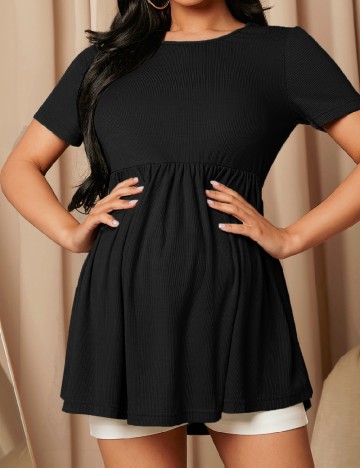Bluza SHEIN Maternity, negru