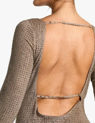 Rochie lunga Boohoo, maro Maro