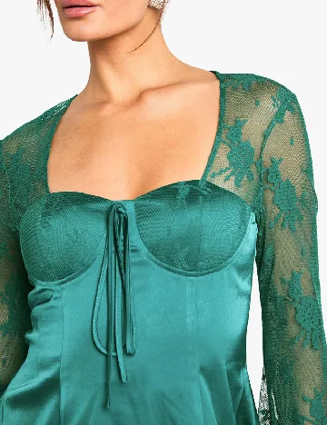 Rochie scurta Boohoo, turcoaz