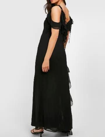 Rochie lunga Boohoo, negru Negru