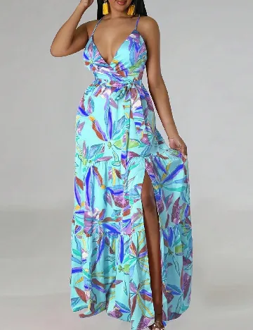 Rochie lunga SHEIN, albastru