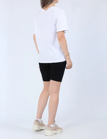 Tricou Pieces, alb