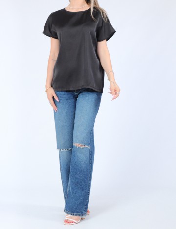 Tricou Pieces, negru