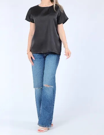 Tricou Pieces, negru