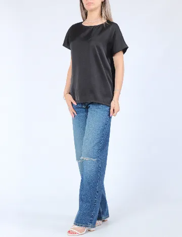 Tricou Pieces, negru
