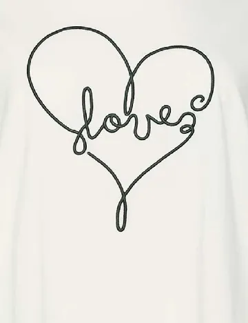 Tricou Vero Moda Curve, alb Alb