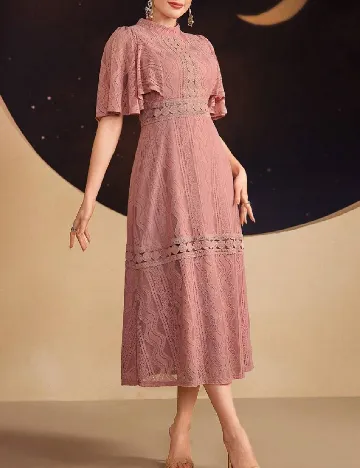 Rochie medie SHEIN, roz pudra Roz