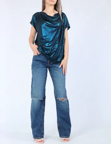 Bluza Kashion, albastru Albastru
