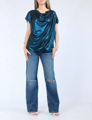 Bluza Kashion, albastru Albastru