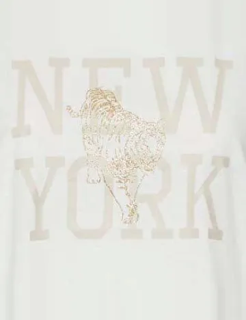 Tricou Vero Moda Curve, alb Alb