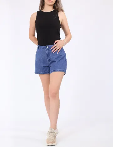 Pantaloni scurti Jacqueline de Yong, albastru