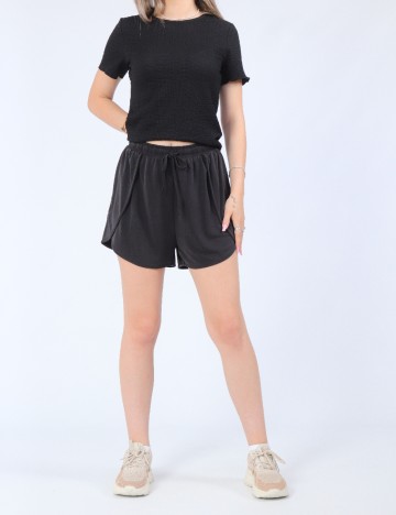 Pantaloni scurti Only, negru