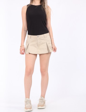 Fusta pantalon Only, bej