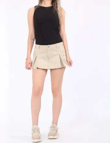 Fusta pantalon Only, bej