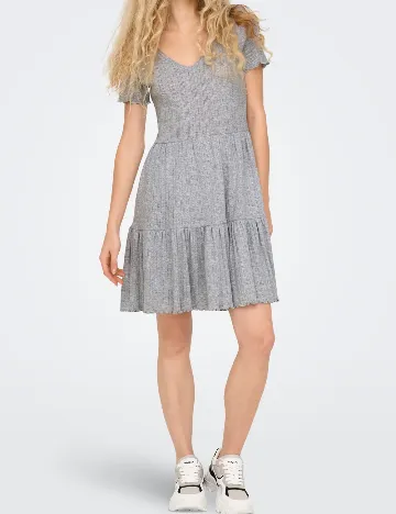 Rochie scurta Only, gri