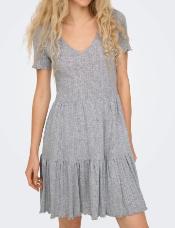 Rochie scurta Only, gri