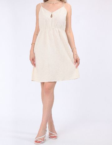 Rochie scurta Vero Moda, bej