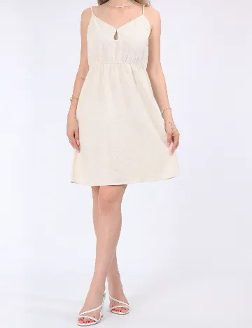 Rochie scurta Vero Moda, bej