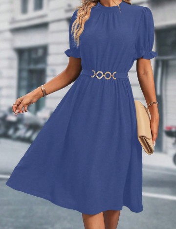 Rochie medie SHEIN, albastru