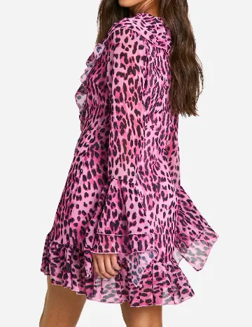 Rochie scurta Boohoo, roz