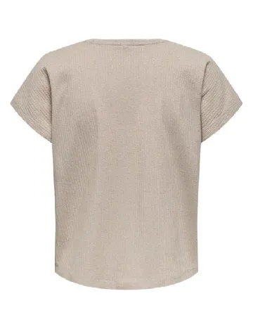 Tricou Only, crem
