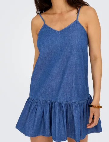 Rochie scurta Only, albastru