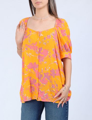 Bluza Vero Moda, portocaliu