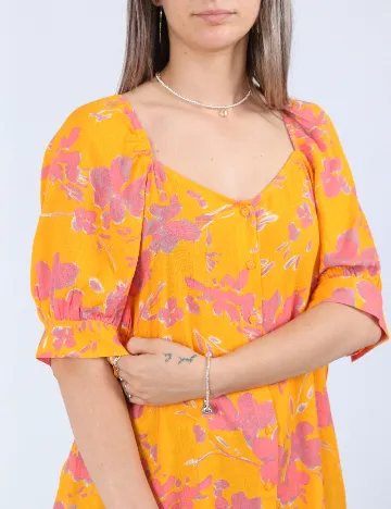 Bluza Vero Moda, portocaliu