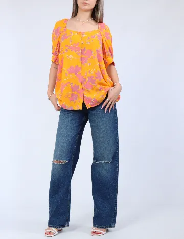 Bluza Vero Moda, portocaliu