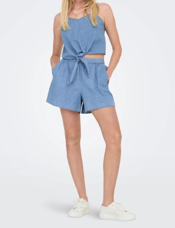 Pantaloni scurti Only, albastru