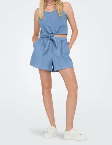 Pantaloni scurti Only, albastru