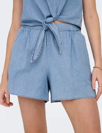 Pantaloni scurti Only, albastru