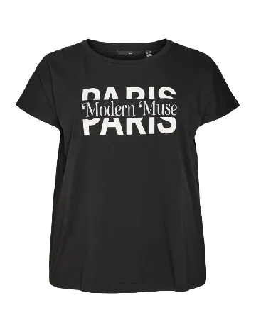 Tricou Vero Moda Curve, negru
