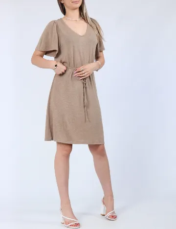 Rochie scurta Vero Moda, maro