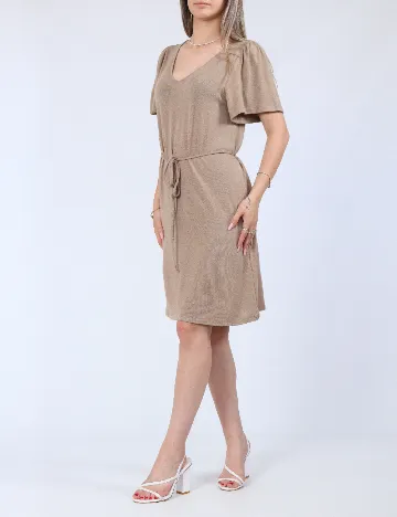 Rochie scurta Vero Moda, maro