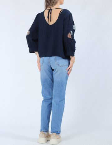 Bluza Vero Moda, bleumarin