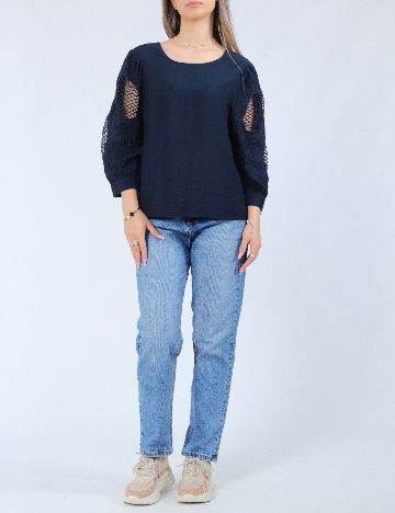 Bluza Vero Moda, bleumarin