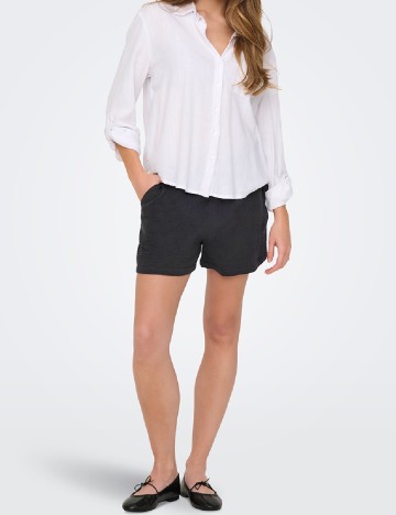 Pantaloni scurti Jacqueline de Yong, gri inchis
