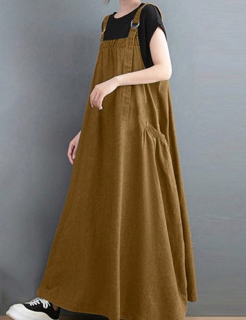 Rochie lunga SHEIN, maro