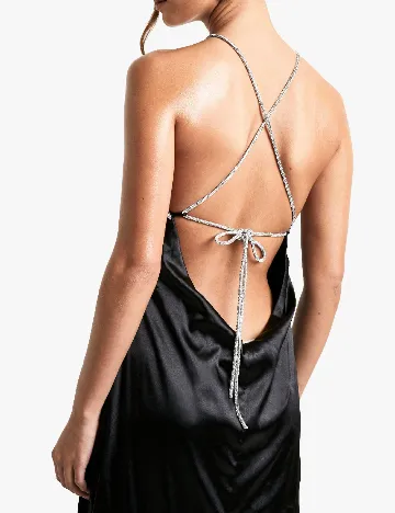 Rochie lunga Boohoo, negru Negru