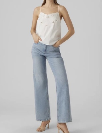 Maiou Vero Moda, alb