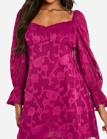 Rochie scurta Boohoo, magenta
