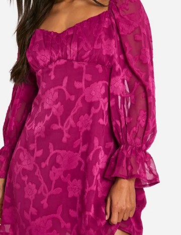 Rochie scurta Boohoo, magenta
