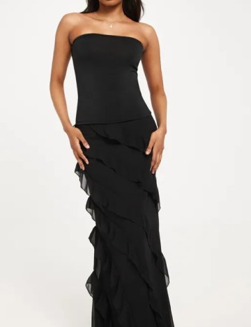 Top Vero Moda, negru