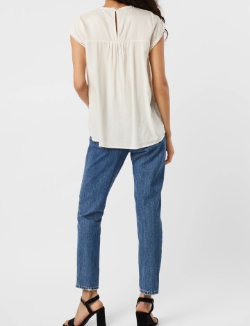 Bluza Vero Moda, ecru