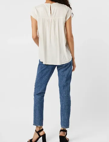 Bluza Vero Moda, ecru