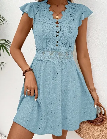 Rochie scurta SHEIN, albastru